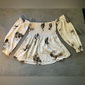 express off the shoulder top